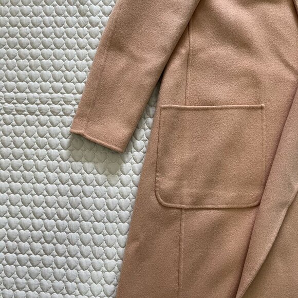 NWOT Ulla Johnson Wool coat Camel Overcoat Size P - Picture 5 of 12